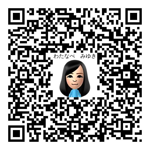 わたなべ　みゆき Mii QR code