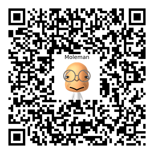 Moleman Mii QR code