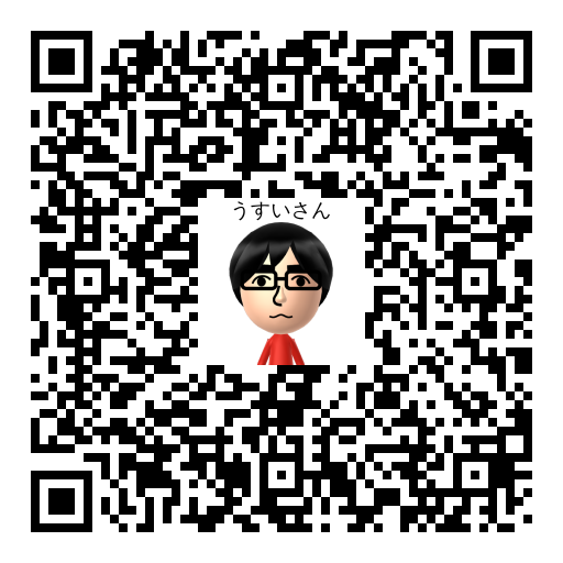 うすいさん Mii QR code