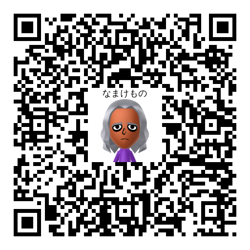 なまけもの Mii QR code