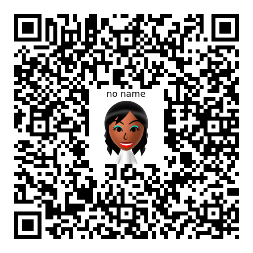 no name Mii QR code