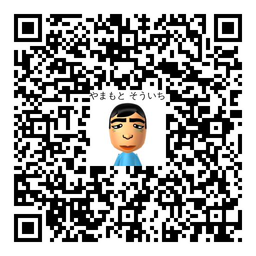 やまもと そういち Mii QR code