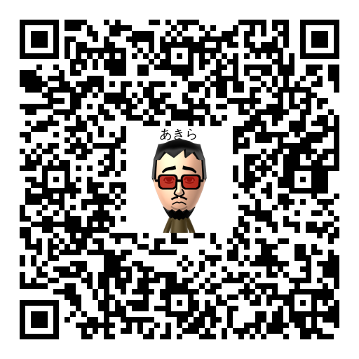 あきら Mii QR code