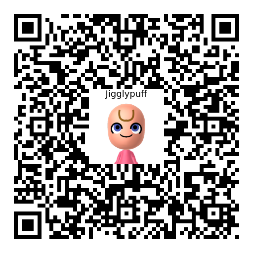 Jigglypuff Mii QR code