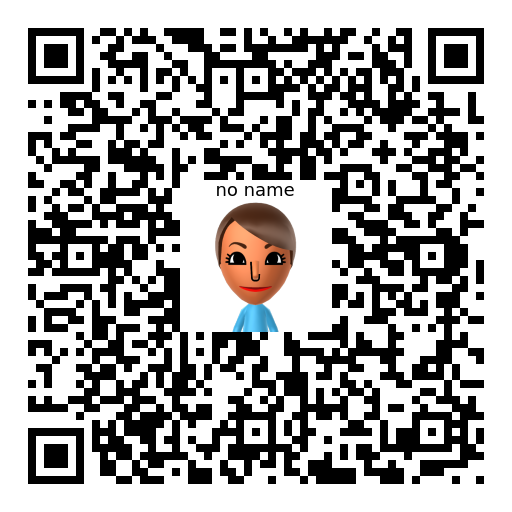 no name Mii QR code