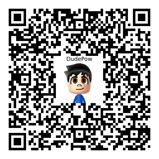 DudePow Mii QR code