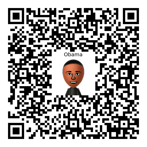 Obama Mii QR code