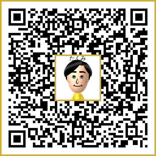 たくみ Mii QR code