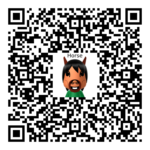 Horse Mii QR code