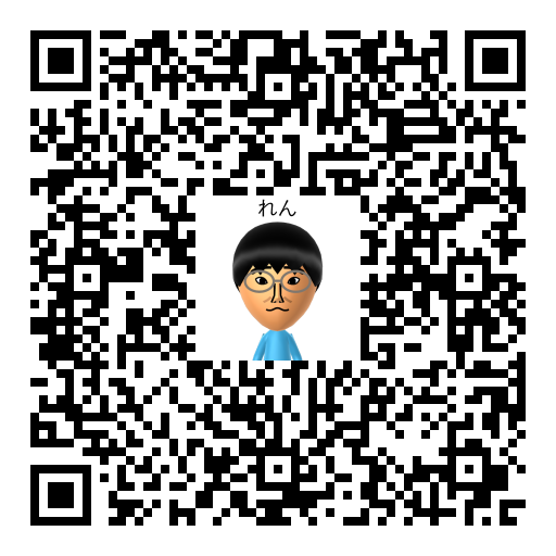 れん Mii QR code