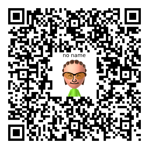 no name Mii QR code