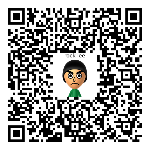 rock lee Mii QR code
