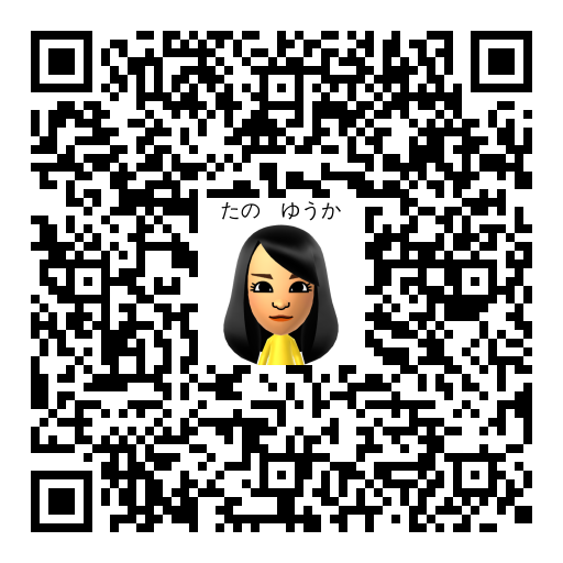 たの　ゆうか Mii QR code
