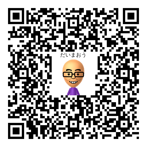 だいまおう Mii QR code