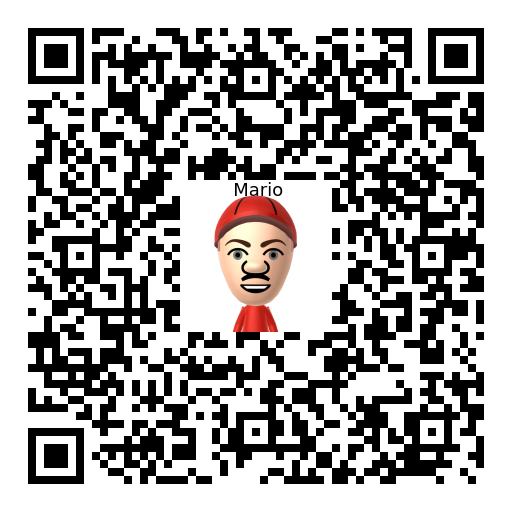 Mario Mii QR code