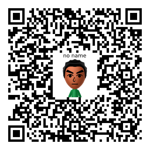 no name Mii QR code
