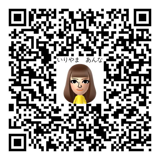 いりやま　あんな Mii QR code