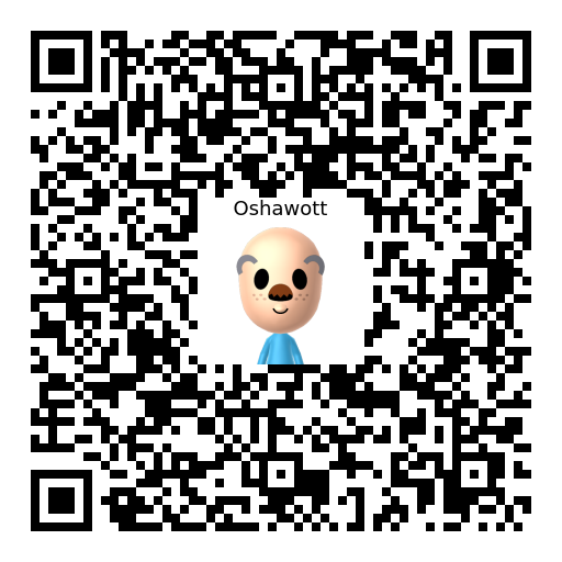 Oshawott Mii QR code