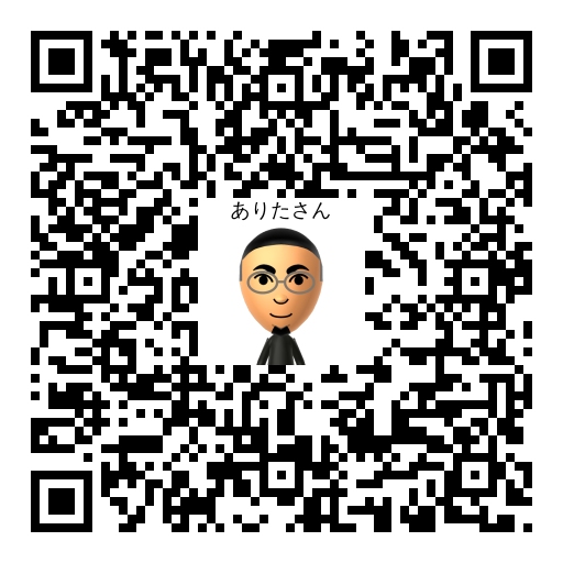 ありたさん Mii QR code