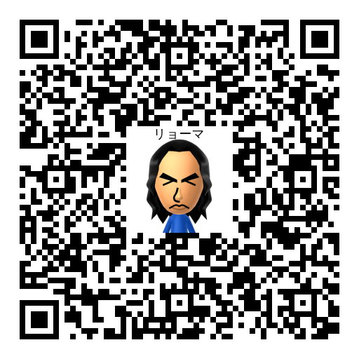 リョーマ Mii QR code