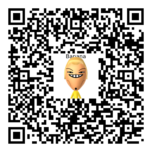 Banana Mii QR code