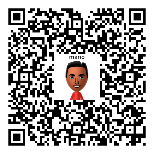 mario Mii QR code