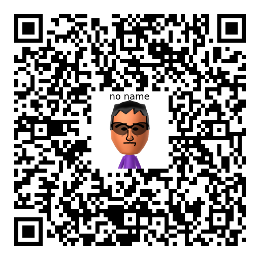 no name Mii QR code
