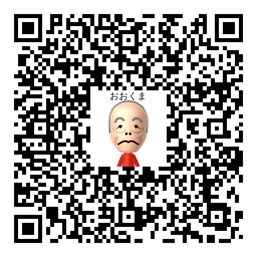 おおくま Mii QR code