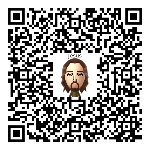 Jesus Mii QR code