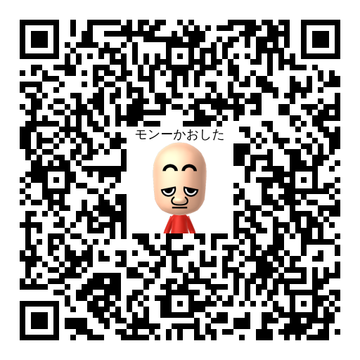 モンーかおした Mii QR code