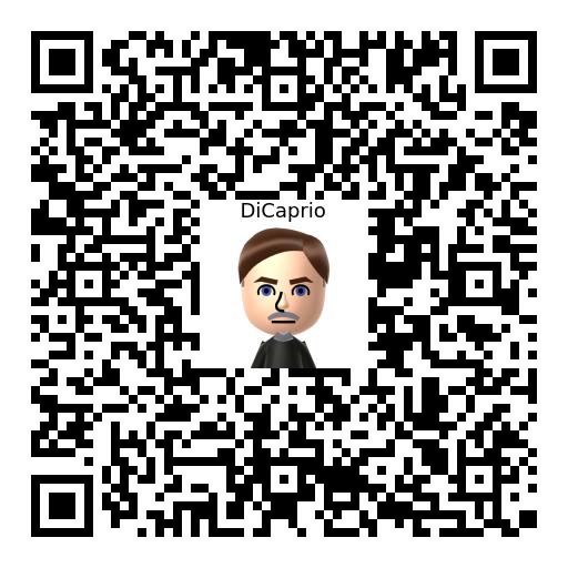 DiCaprio Mii QR code