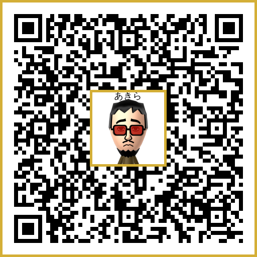 あきら Mii QR code