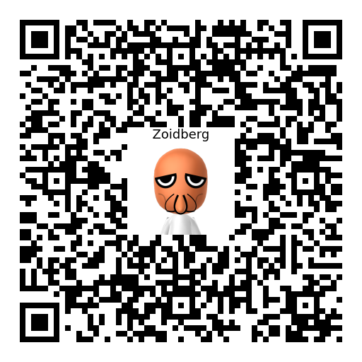 Zoidberg Mii QR code