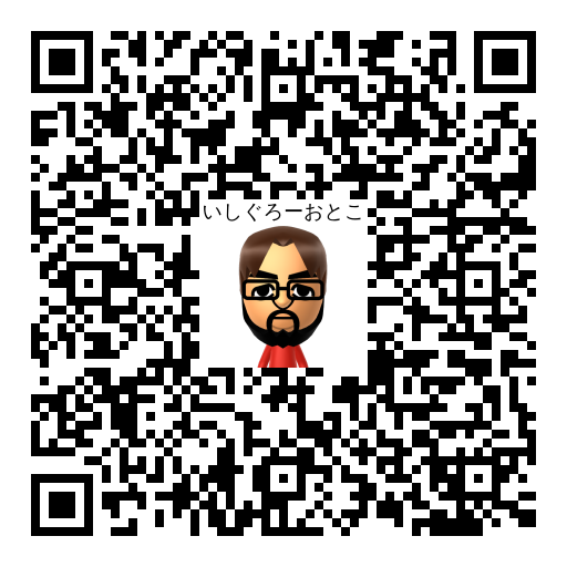 いしぐろーおとこ Mii QR code