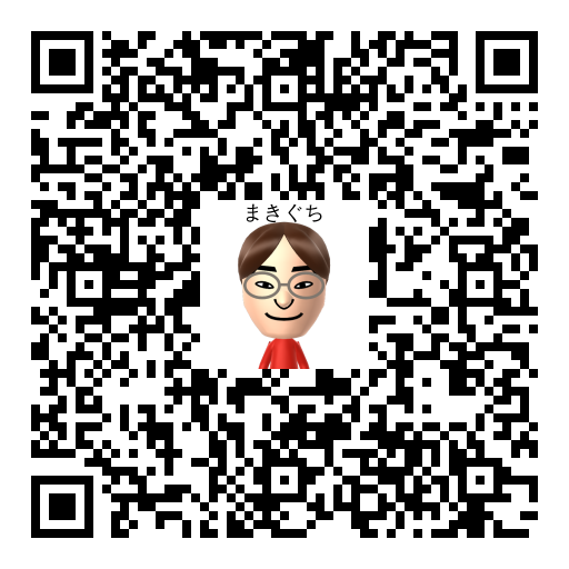まきぐち Mii QR code
