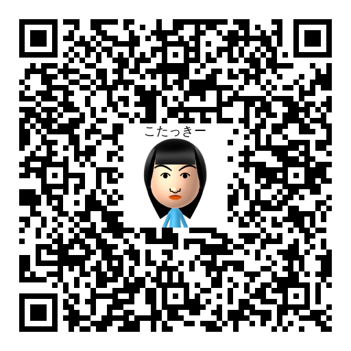こたっきー Mii QR code