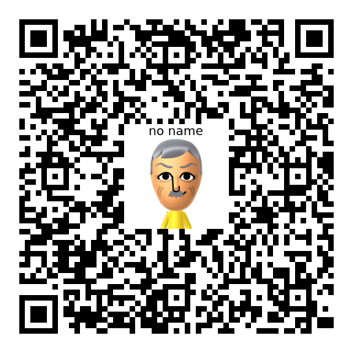 no name Mii QR code