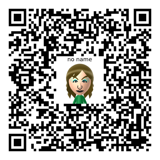 no name Mii QR code