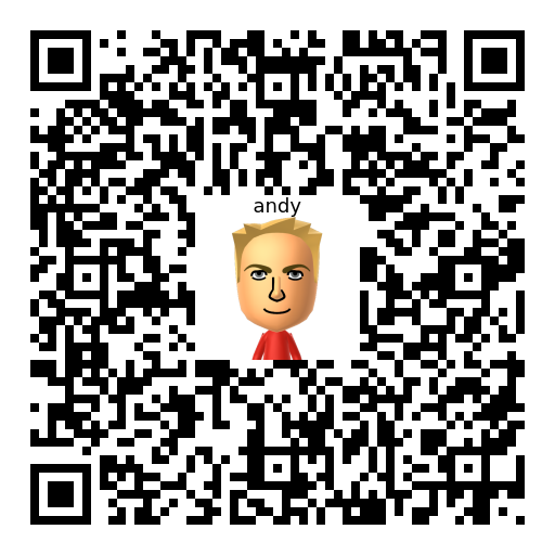andy Mii QR code
