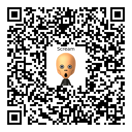 Scream Mii QR code