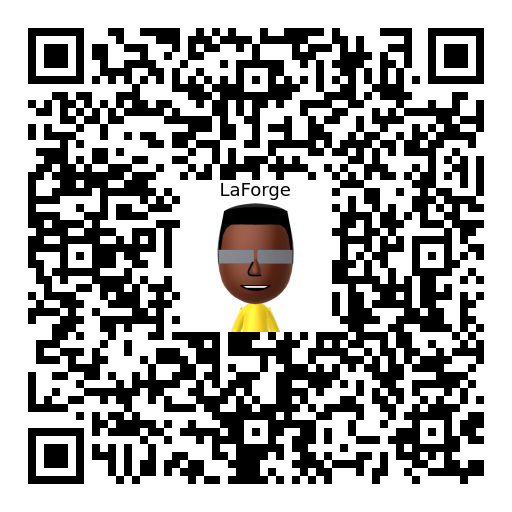 LaForge Mii QR code