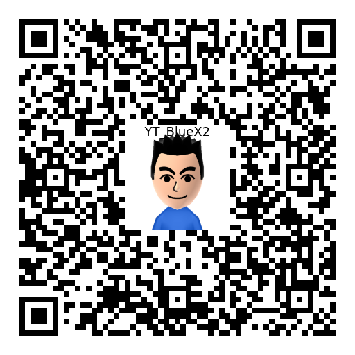 YT_BlueX2 Mii QR Code & Download - InfiniMii