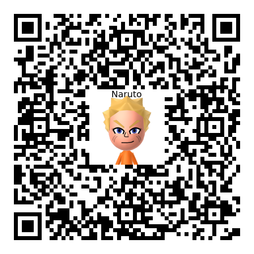 Naruto Mii QR code
