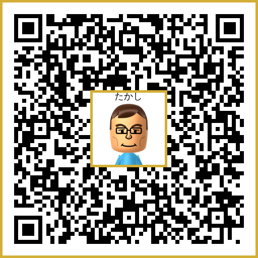 たかし Mii QR code