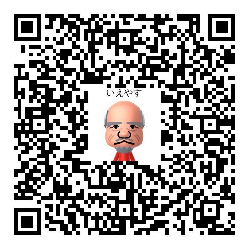 いえやす Mii QR code