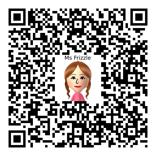 Ms Frizzle Mii QR code