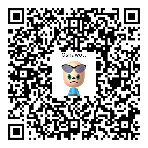 Oshawott Mii QR code