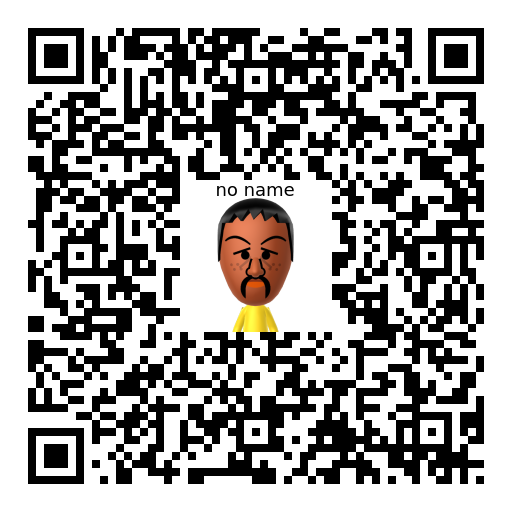 no name Mii QR code