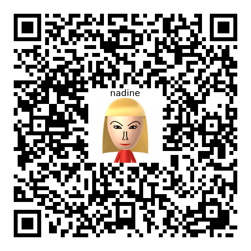 nadine Mii QR code