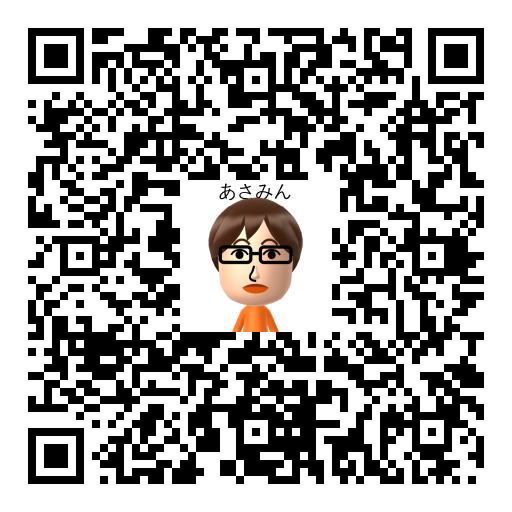あさみん Mii QR code